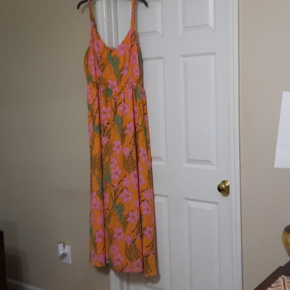 Gibson Latimer Floral Maxi Dress XL
